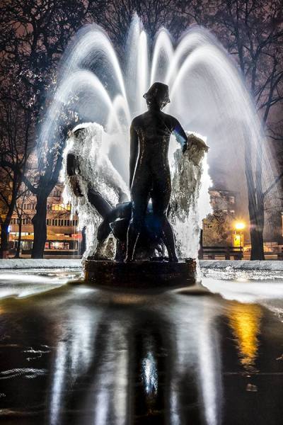 Photograph Mladen Bozickovic Ice Fountain on One Eyeland